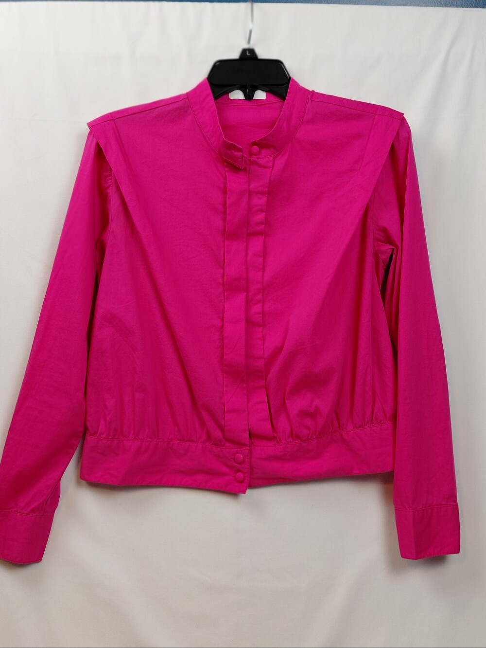 La Redoute Blouse Women's Size 4 Hot Pink Classic Lady Like Retro